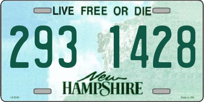 NH license plate 2931428