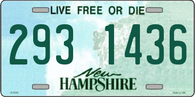 NH license plate 2931436