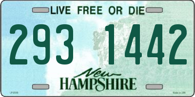 NH license plate 2931442