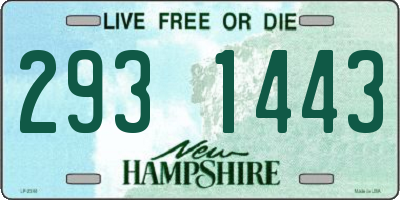 NH license plate 2931443