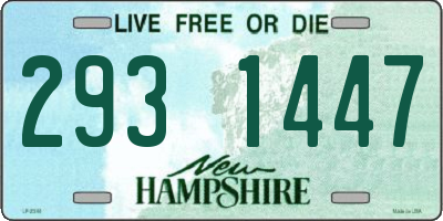 NH license plate 2931447