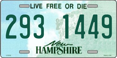 NH license plate 2931449