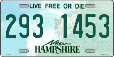 NH license plate 2931453