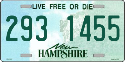 NH license plate 2931455