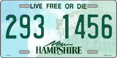 NH license plate 2931456
