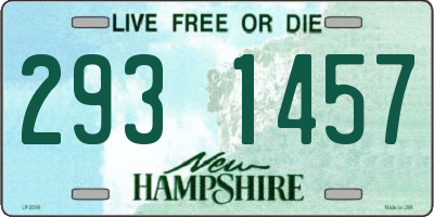 NH license plate 2931457