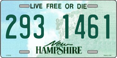 NH license plate 2931461