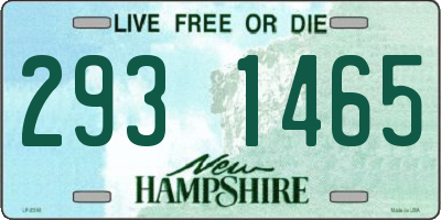 NH license plate 2931465