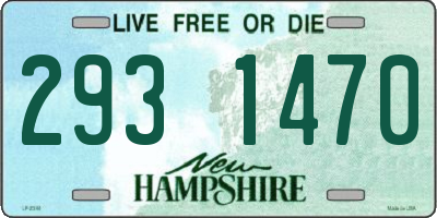 NH license plate 2931470