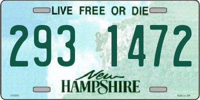 NH license plate 2931472