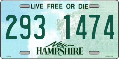 NH license plate 2931474