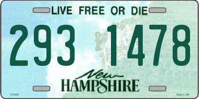 NH license plate 2931478