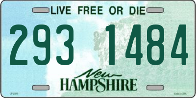 NH license plate 2931484