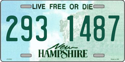 NH license plate 2931487