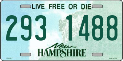 NH license plate 2931488