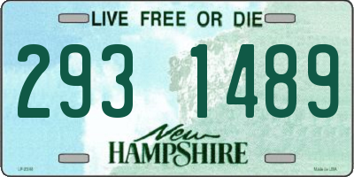 NH license plate 2931489