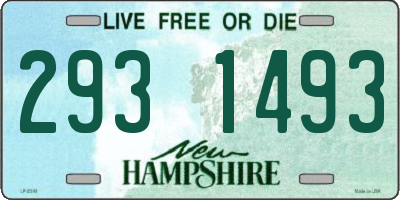 NH license plate 2931493
