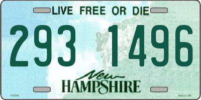NH license plate 2931496