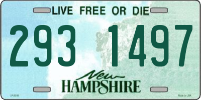 NH license plate 2931497