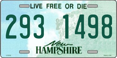 NH license plate 2931498