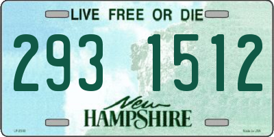NH license plate 2931512