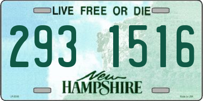 NH license plate 2931516