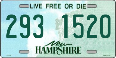 NH license plate 2931520