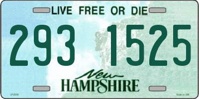 NH license plate 2931525
