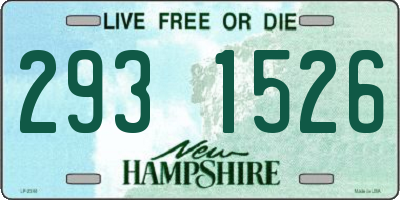 NH license plate 2931526