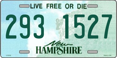 NH license plate 2931527