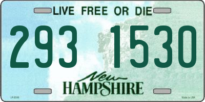 NH license plate 2931530