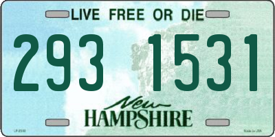 NH license plate 2931531