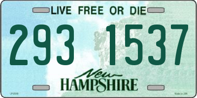 NH license plate 2931537