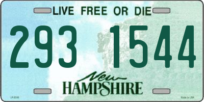 NH license plate 2931544