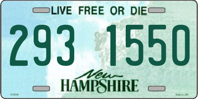 NH license plate 2931550