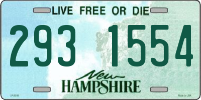 NH license plate 2931554