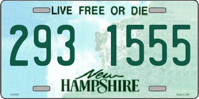 NH license plate 2931555
