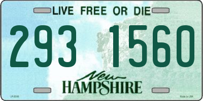NH license plate 2931560