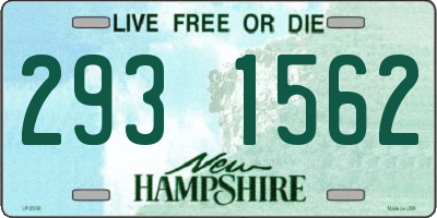 NH license plate 2931562