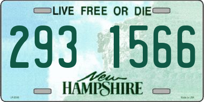 NH license plate 2931566