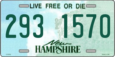 NH license plate 2931570
