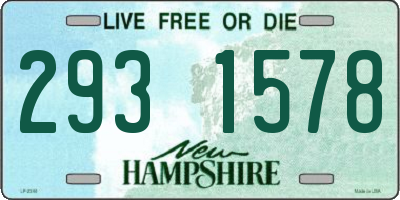 NH license plate 2931578