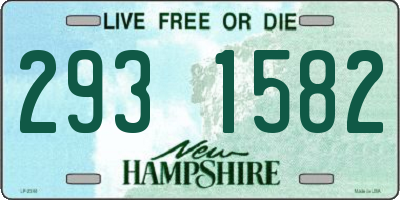NH license plate 2931582