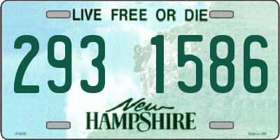 NH license plate 2931586