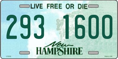 NH license plate 2931600