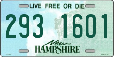 NH license plate 2931601