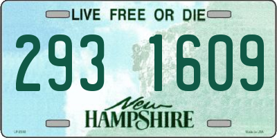 NH license plate 2931609
