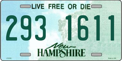 NH license plate 2931611