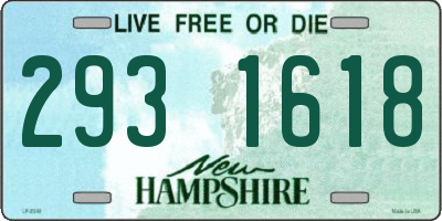 NH license plate 2931618