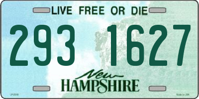 NH license plate 2931627